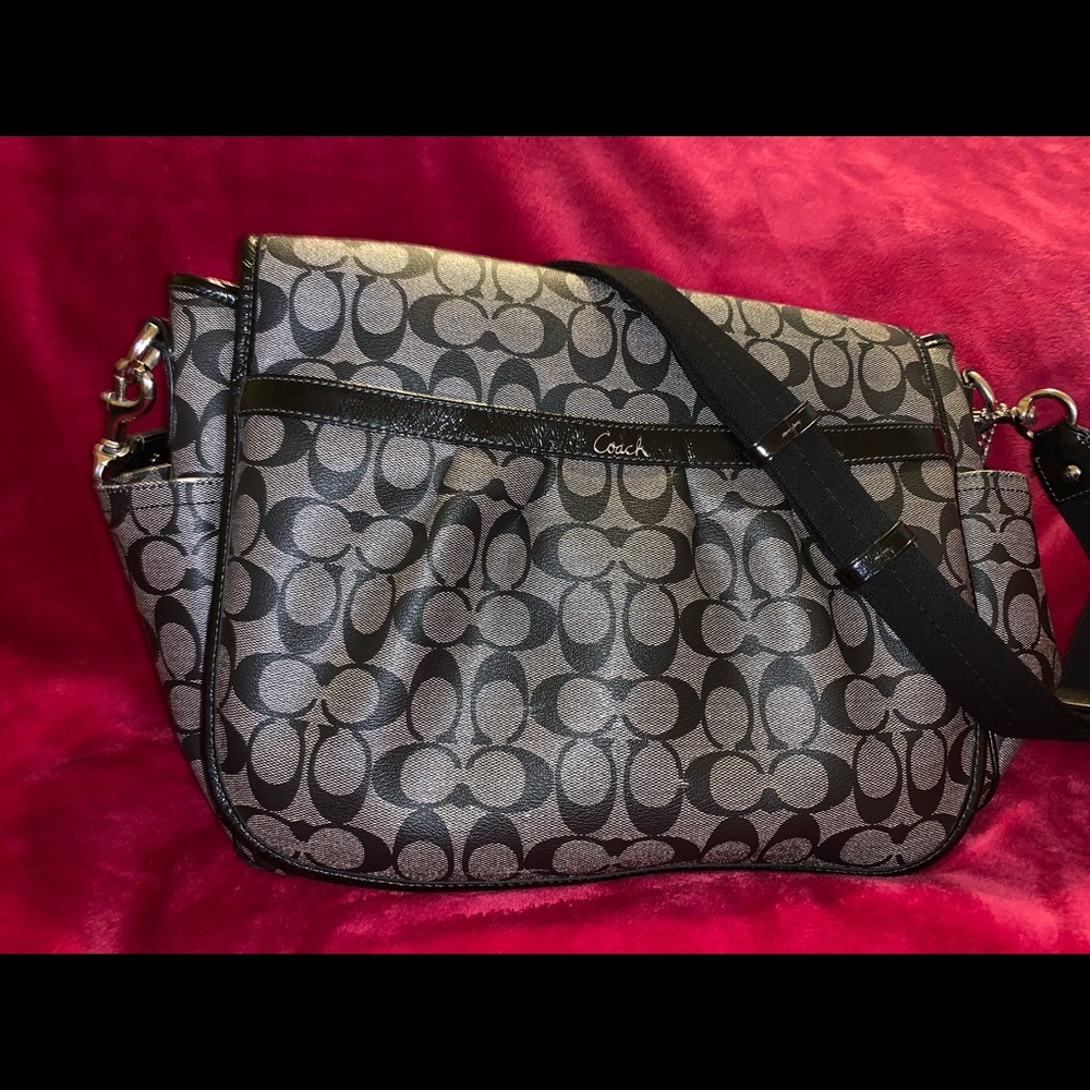 Coach Diaper Bag - Picture 1 of 8